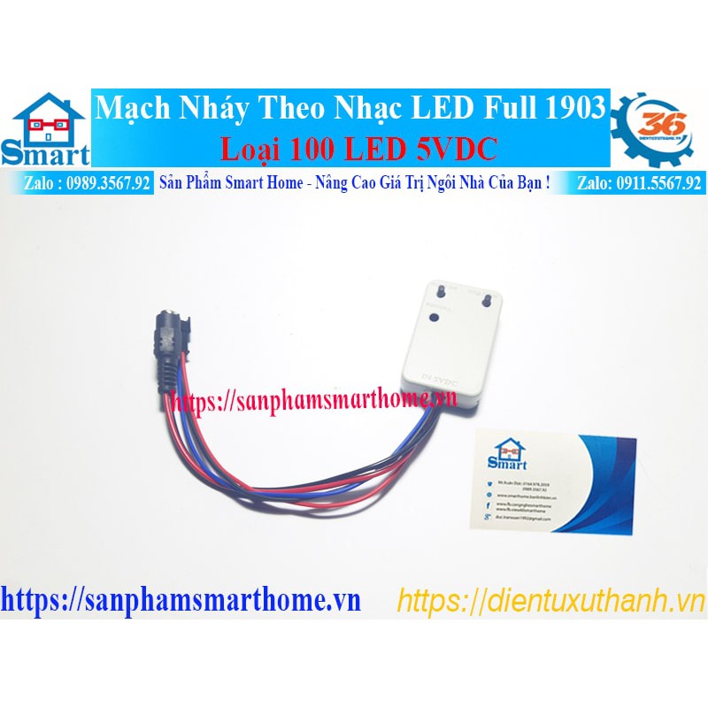 Mạch led nháy theo nhạc ic1903