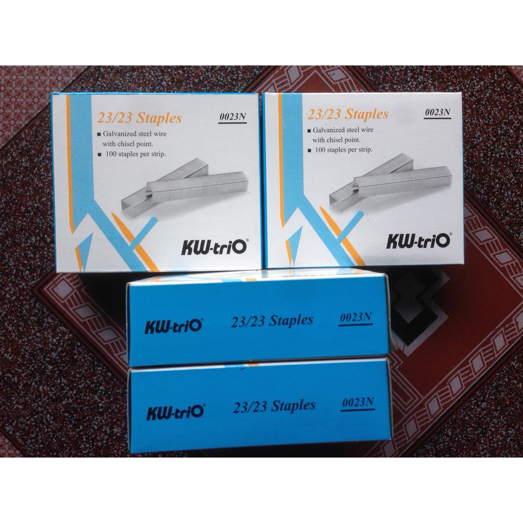 Đạn ghim Trio 23-20, dập 150 tờ hoặc Trio 23-23, dập 210 tờ, chính hãng - Kim bấm - Ghim dập