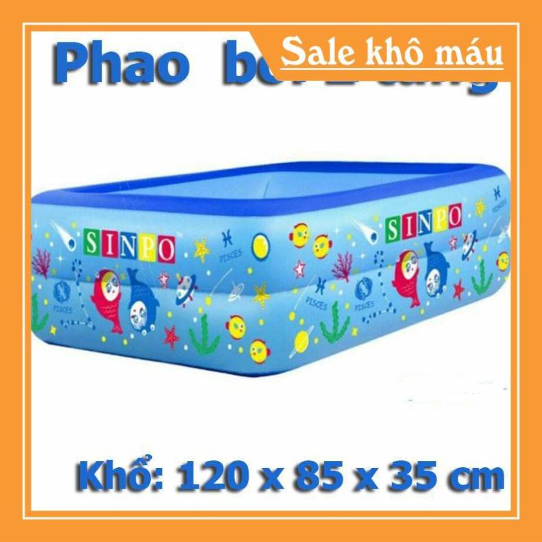 [FreeShip – Sale khô máu] BỂ BƠI PHAO BƠI CHỮ NHẬT 2 TẦNG 1,2M (DEAL CHUẨN)