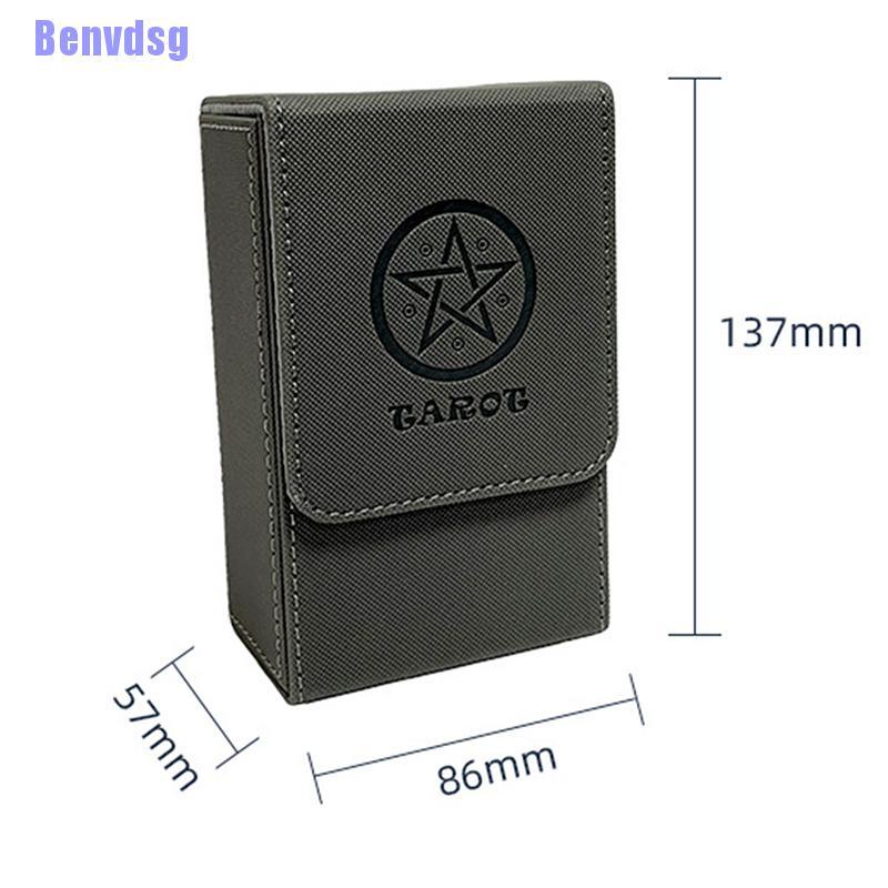 Thẻ Bài tarot Da PU 2 Ngăn Tiện Lợi