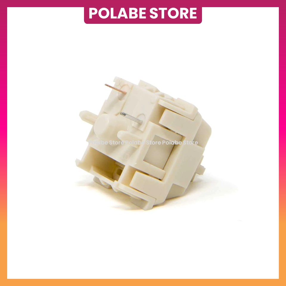 Novelkeys x Kailh Cream Switch MX Cream Kailh Cream Novelkeys NK Cream Linear Switch Công Tắc Bàn Phím Cơ - Polabe Store