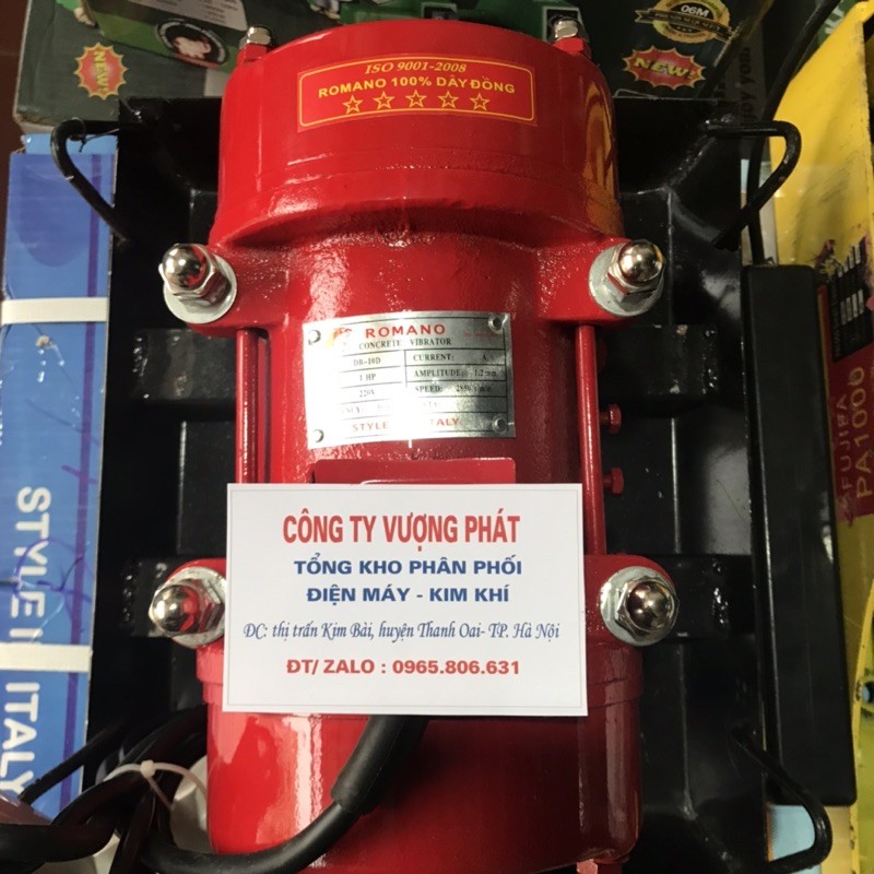 MÁY ĐẦM RUNG ROMANO 750w DÂY ĐỒNG 100%