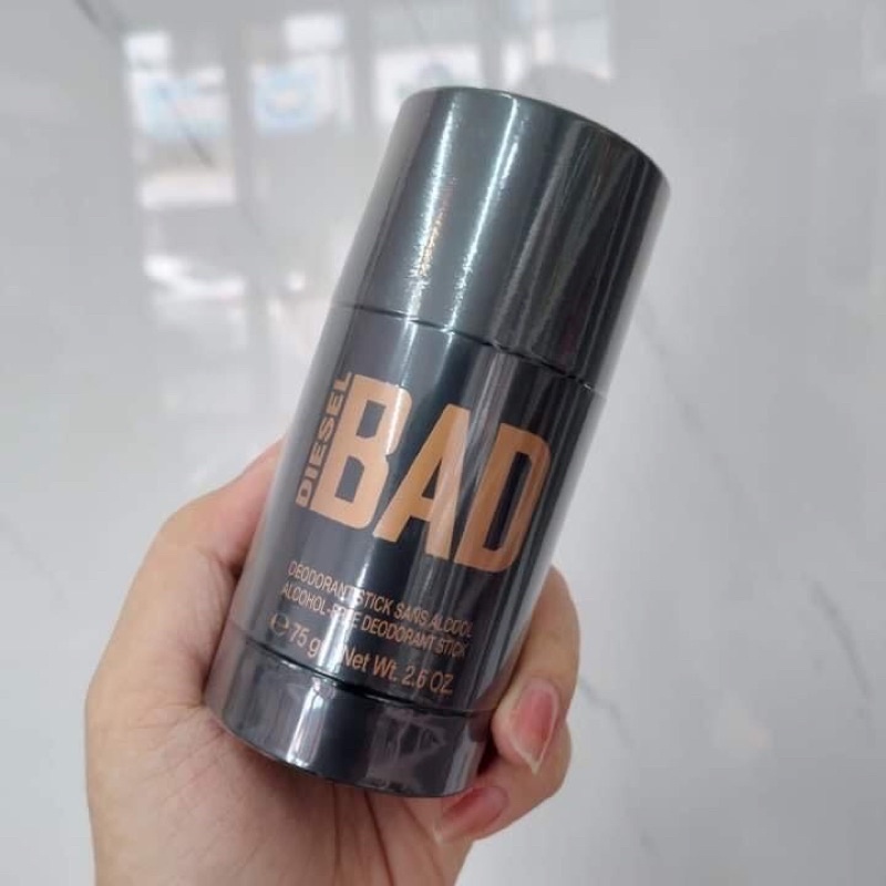 Lăn Khử Mùi Hương Gỗ Nước Hoa Nam Diesel Bad Deodorant Stick For Men 75g Chính Hãng Ý