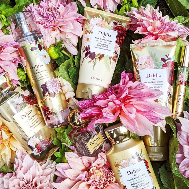 🌸 NEW 2020 |✨ DAHLIA ✨| Bộ Sản Phẩm Gel Tắm - Dưỡng Thể - Xịt Thơm Toàn Thân Bath & Body Works | BigBuy360 - bigbuy360.vn