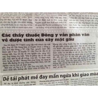 100g lá mật gấu lá đắng khô
