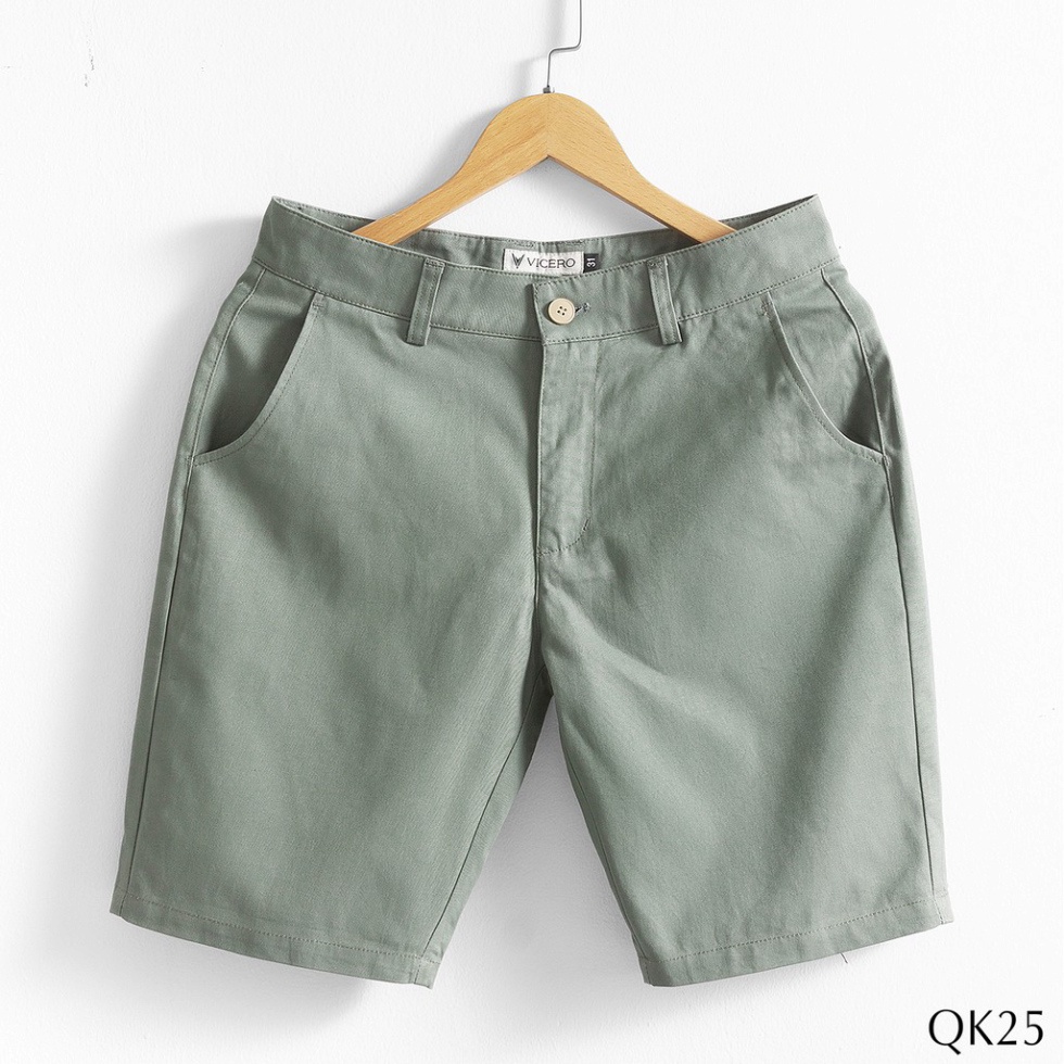 (Hàng Đẹp) Quần Short KaKi Nam Kiểu Dáng Hiện Đại VICERO (ảnh thật)