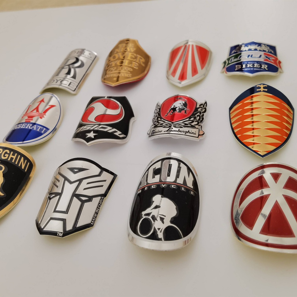 Huy hiệu hợp kim nhôm trang trí xe đạp BMX