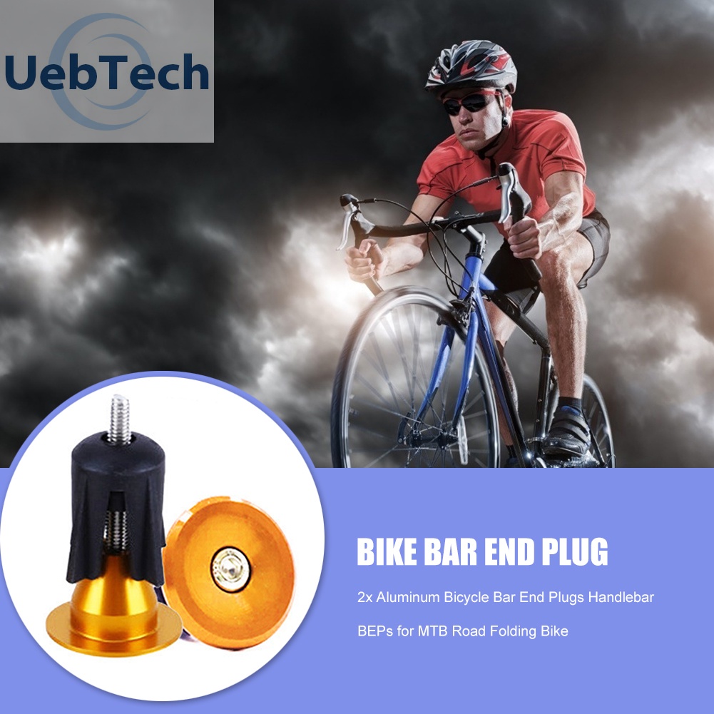 Set 2 nút bịt tay cầm xe đạp bằng nhôm cho xe đạp leo núi