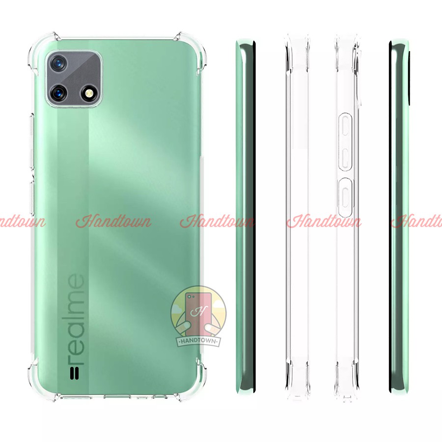 Ốp Lưng Realme C20 X Lite 3 F9 2 Pro C2 C21Y TPU Dẻo Trong Suốt Chống Sốc Cao Cấp Handtown