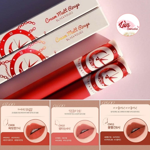 Son kem BLACK ROUGE CREAM MATTE ROUGE