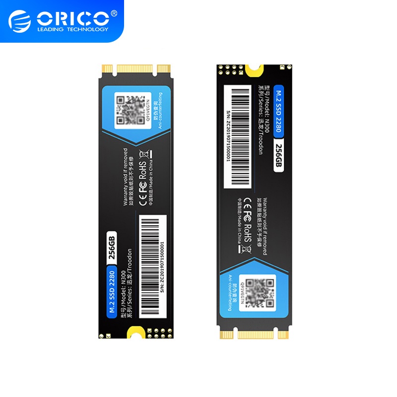 Ổ cứng thể rắn ORICO N300 M.2 SATA SSD 128GB 256GB 512GB 1TB M2 NGFF2280 mm gắn bên trong cho laptop/ máy tính để bàn