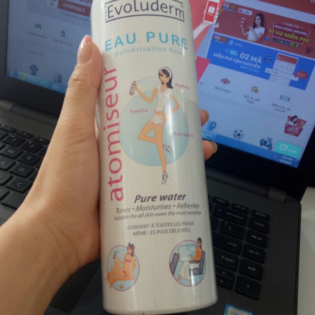 💧💧 Xịt Khoáng Evoluderm 400ml