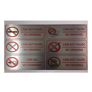 Cấm hút thuốc, biển báo No smoking, bảng báo No smoking giá tốt nhất