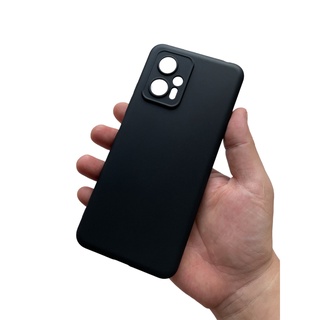 Ốp lưng silicon đen nhám cho Xiaomi Redmi Note 11T Pro/ Redmi Note 12T Pro/ Redmi  Poco X4 GT