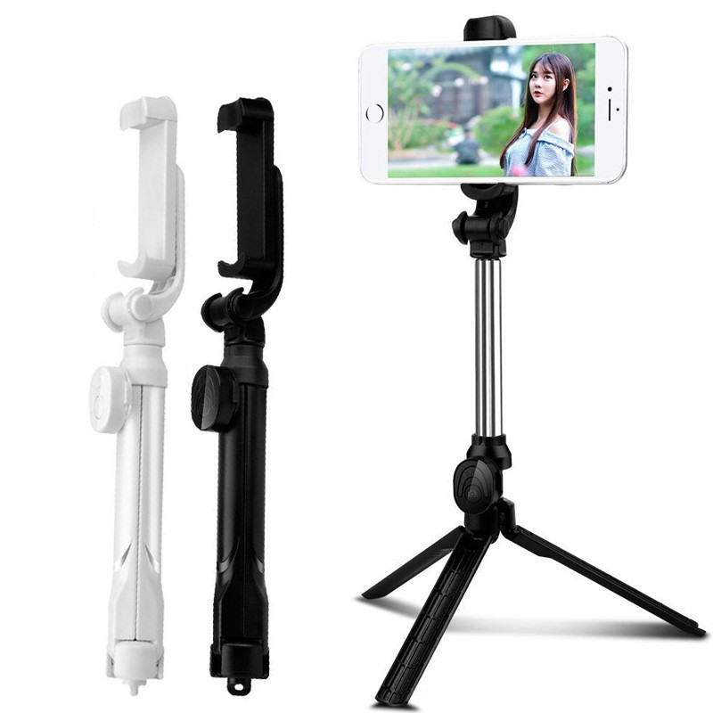 Gậy Chụp Ảnh Tự Sướng Selfie, Tripod XT09S Kết Nối Bluetooth (Có Gương)