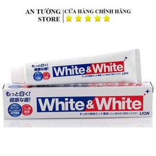 Kem đánh răng white & white lion 150g nhật bản