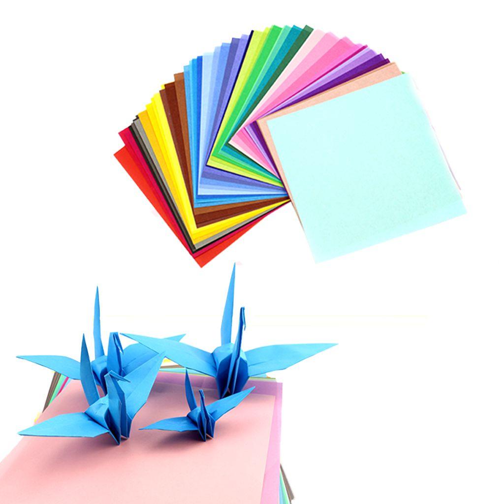 Thẻ Giấy Xếp Hình Origami Hình Vuông Nhiều Công Dụng Dành Cho Trẻ Em