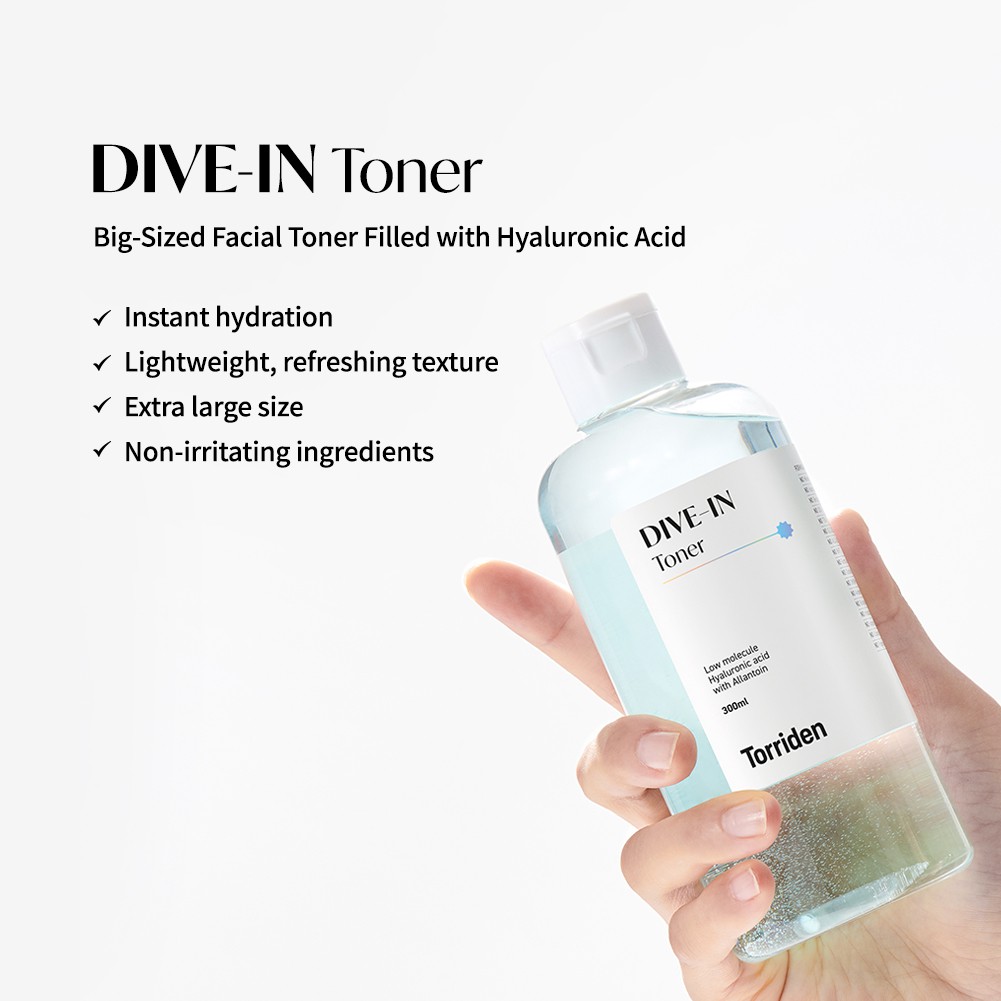 [Torriden Chính hãng] Toner DIVE IN chứa Hyaluronic Acid, 300ml, Toner | BigBuy360 - bigbuy360.vn