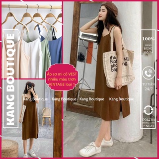 Váy 2 dây dáng suông chất lụa Đầm ngủ 2 dây dáng dài sexy hàng Quảng Châu Kang Boutique Mã VT003