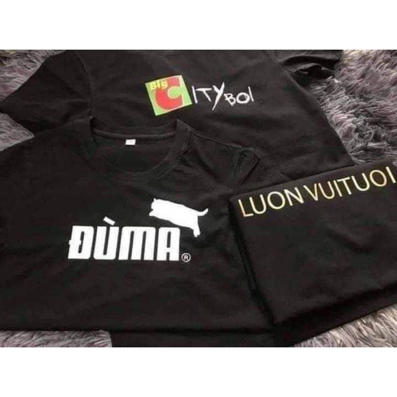 Áo thun in chữ độc đáo Bigcityboy, duma,luonvuituoi...