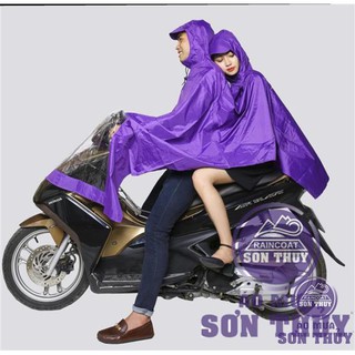Áo mưa đi xe máy 2 đầu siêu nhẹ Sơn thủy