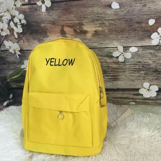 Balo black green, pink, yelow.