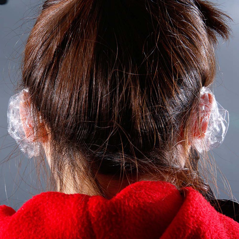 Set 100 Miếng Bọc Bảo Vệ Tai Chống Thấm Nước Khi Nhuộm Tóc Tiện Lợi