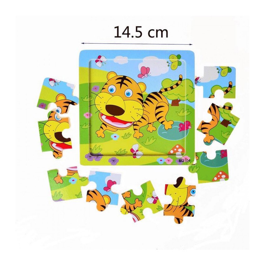 Tranh Ghép Gỗ Thông Minh 9 Mảnh Puzzle - Ghép 9 Mảnh Bằng Gỗ