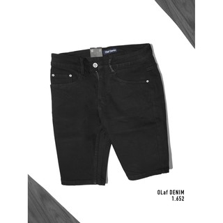 GIÁ XƯỞNG]Quần Sọt 1652 Màu Đen Không Rách, Thương Hiệu OLAF, Gía Rẻ Tại Lò May, Sooc Nam Chất Co Giản 2021.