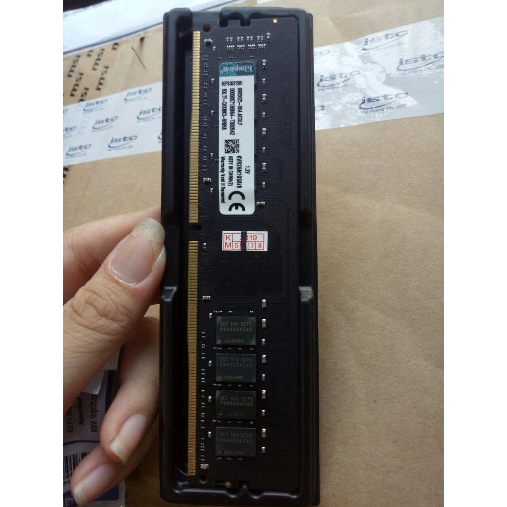 (sale) Ram PC DDR4 8gb bus 2666Mhz Kingston hàng mới 100% bảo hành 36 tháng (bán sỉ)