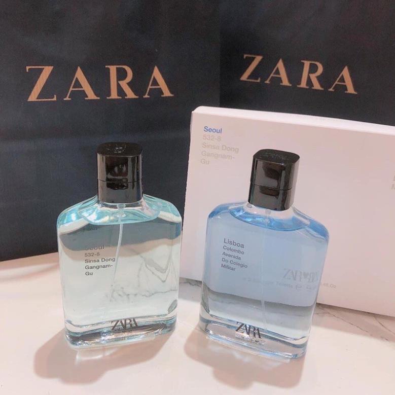 SET 2 CHAI ZARA MAN LISBOA VÀ SEOUL 100ml