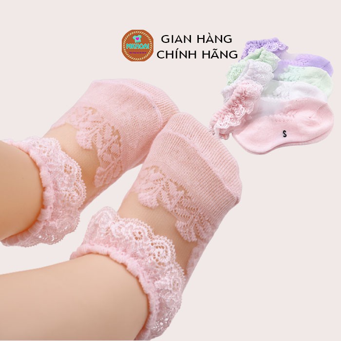 Tất Vớ Mùa Hè Cho Bé Gái | Vớ Sơ Sinh Bé Gái Mkhoaishop
