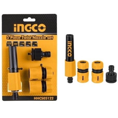 Bộ 5 đầu nối nhanh máy xịt rửa INGCO HHCS05122