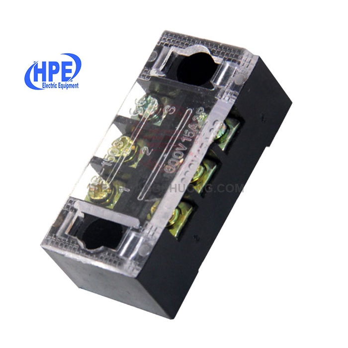 Cầu nối dây điện 3 pha 15A - DOMINO đấu dây diện