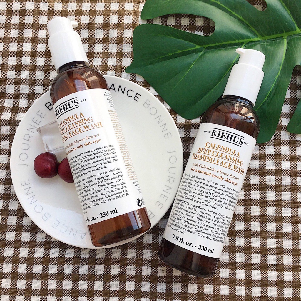 Sữa rửa mặt hoa cúc Kiehl.s Calendula Deep Cleansing Foaming Face Wash FULLSIZE