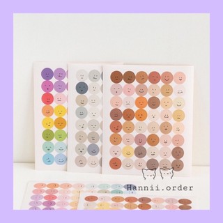Sticker hình mặt cười decor sổ