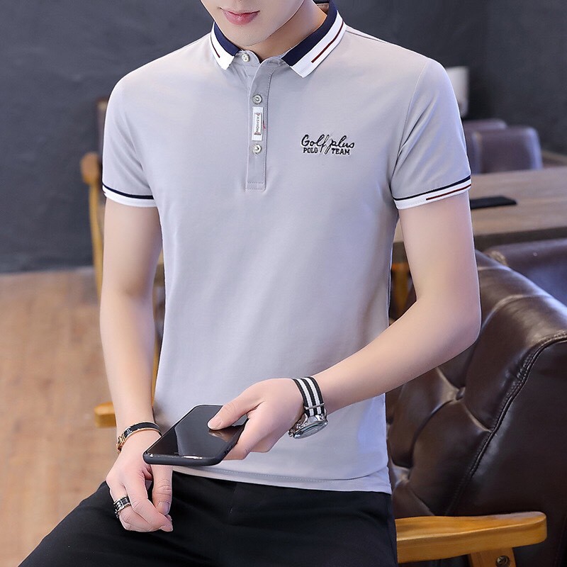 Áo thun nam đẹp mẫu mới áo thun ngắn tay có cổ 3 màu GOLF | BigBuy360 - bigbuy360.vn