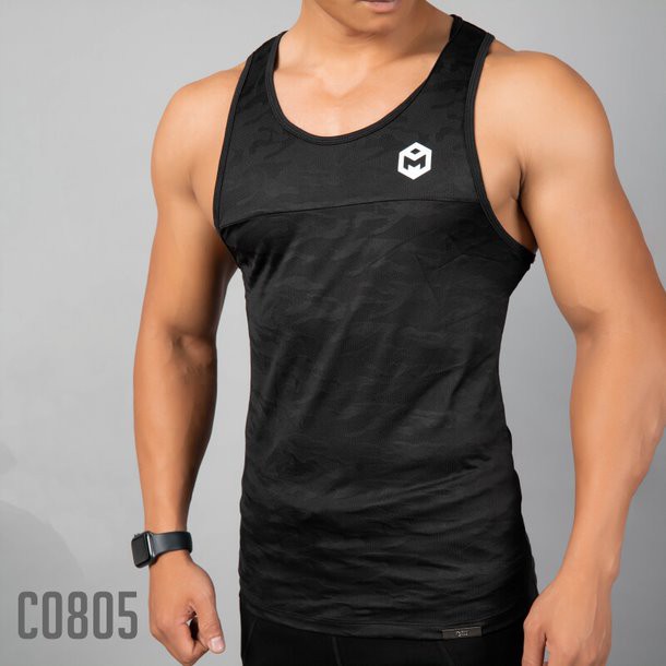 Áo ba lỗ thể thao nam - Áo tanktop nam chất cao cấp - Gymmax c0805