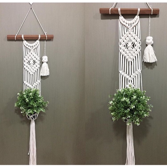 Dây treo cây macrame