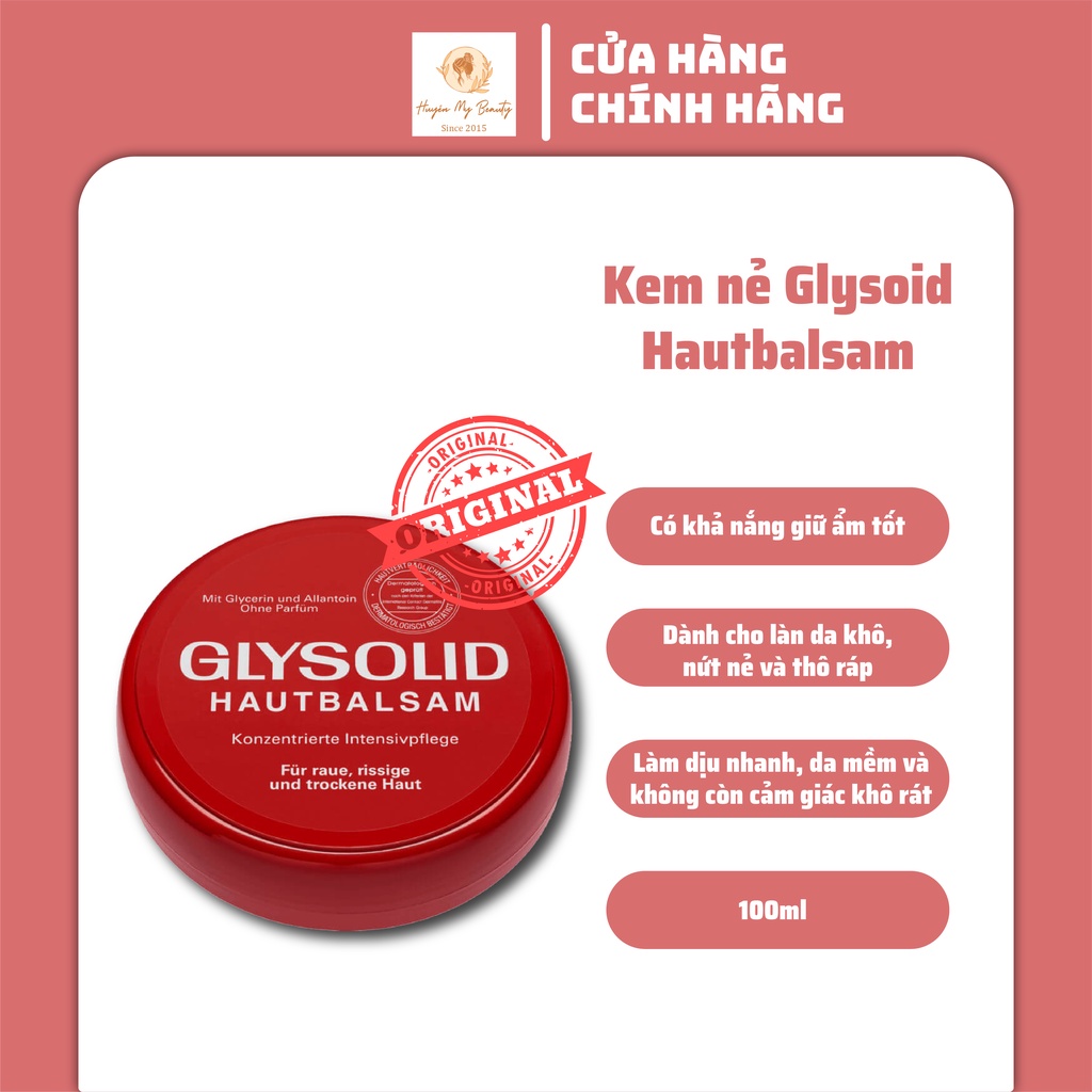 Kem nẻ Glysolid Hautbalsam 100 ml của Đức