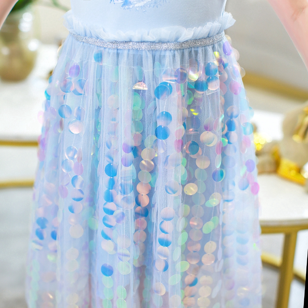 Váy công chúa Elsa xinh xắn dành cho bé gái