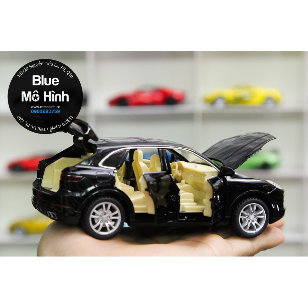 Blue mô hình | Xe mô hình Porsche Cayenne mở hết cửa 1:32