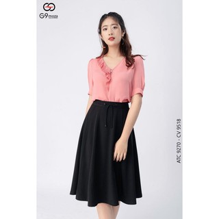 Chân váy xòe 9518 G9moza Chất liệu: Thô Hàn Phong cách: Công sở, dạo phố, du lịch Trẻ trung ngọt ngào nữ tính