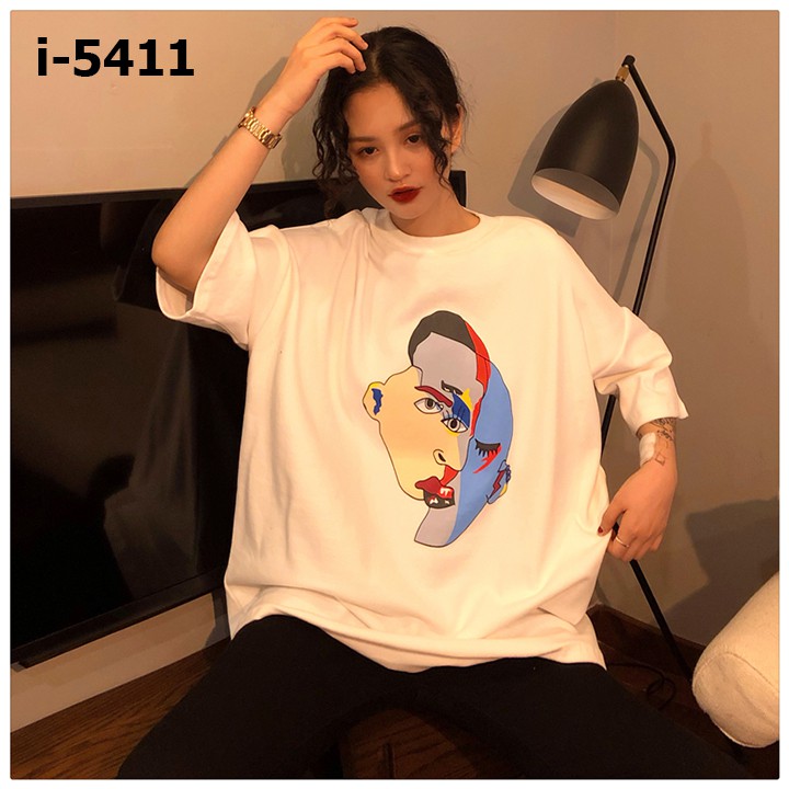 Áo Thun Nữ Unisex Hình 2 Mặt