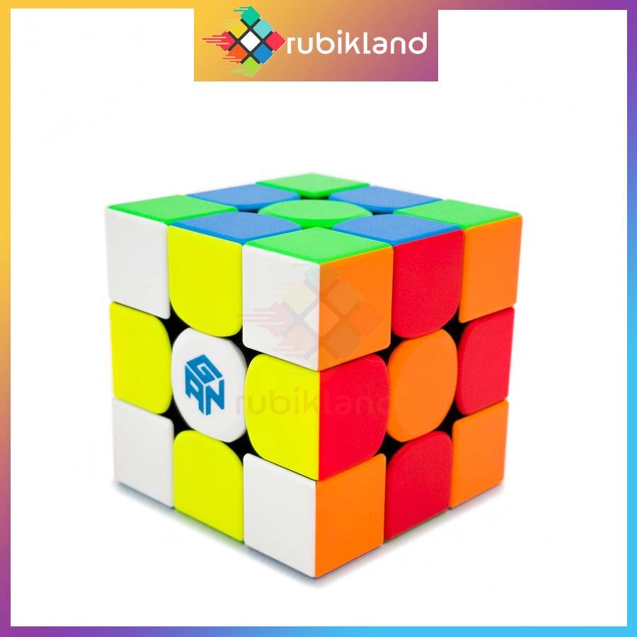 Rubik Gan 354M V2 Nam Châm Cao Cấp Rubic 3x3 3 Tầng Stickerless Không Viền Gan 354 V2 M Đồ Chơi Trí Tuệ Trẻ Em