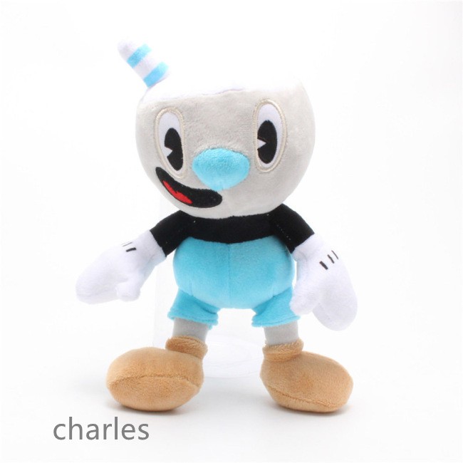 Đồ chơi nhồi bông hình Cuphead 9.8 inch