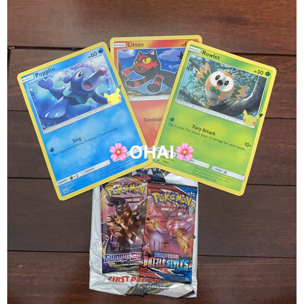 First Partner Pack Thẻ Bài Pokemon TCG Phiên Bản Đặc Biệt Chính Hãng PHIÊN BẢN THÁNG 4