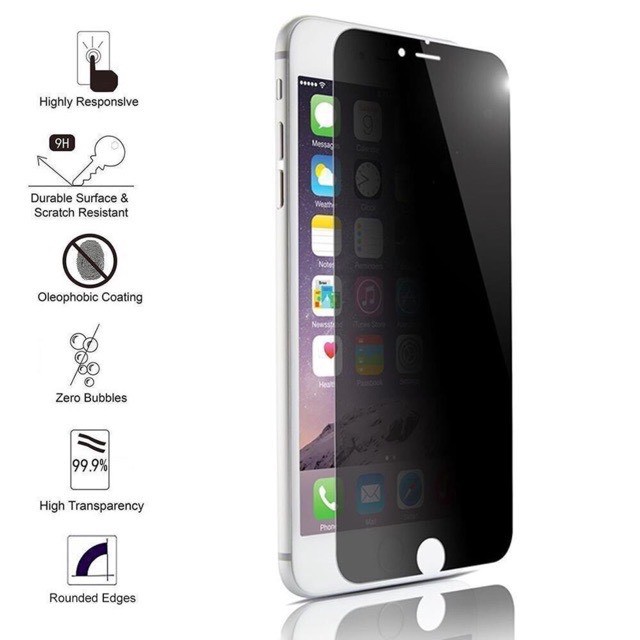 Kính Cường Lực IPhone Chống Nhìn Trộm Full Màn Đủ Mã Máy 6/7/8/X/11/12/13/14/15/ Plus/ Pro/ Pro max