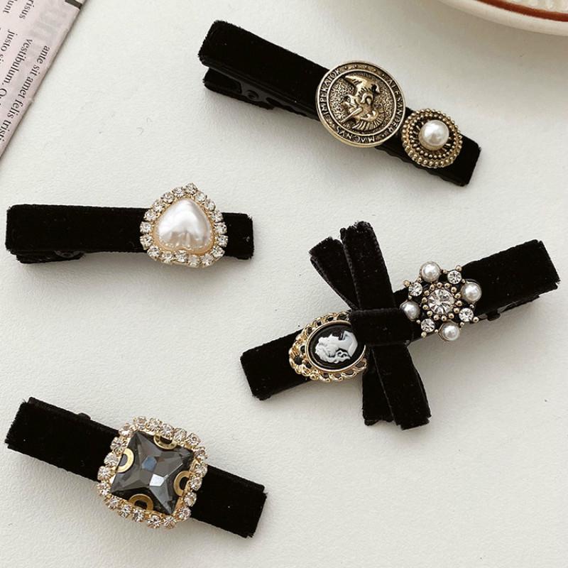 Kẹp Tóc Đính Đá Xinh Xắn Sang Trọng Dành Cho Nữ