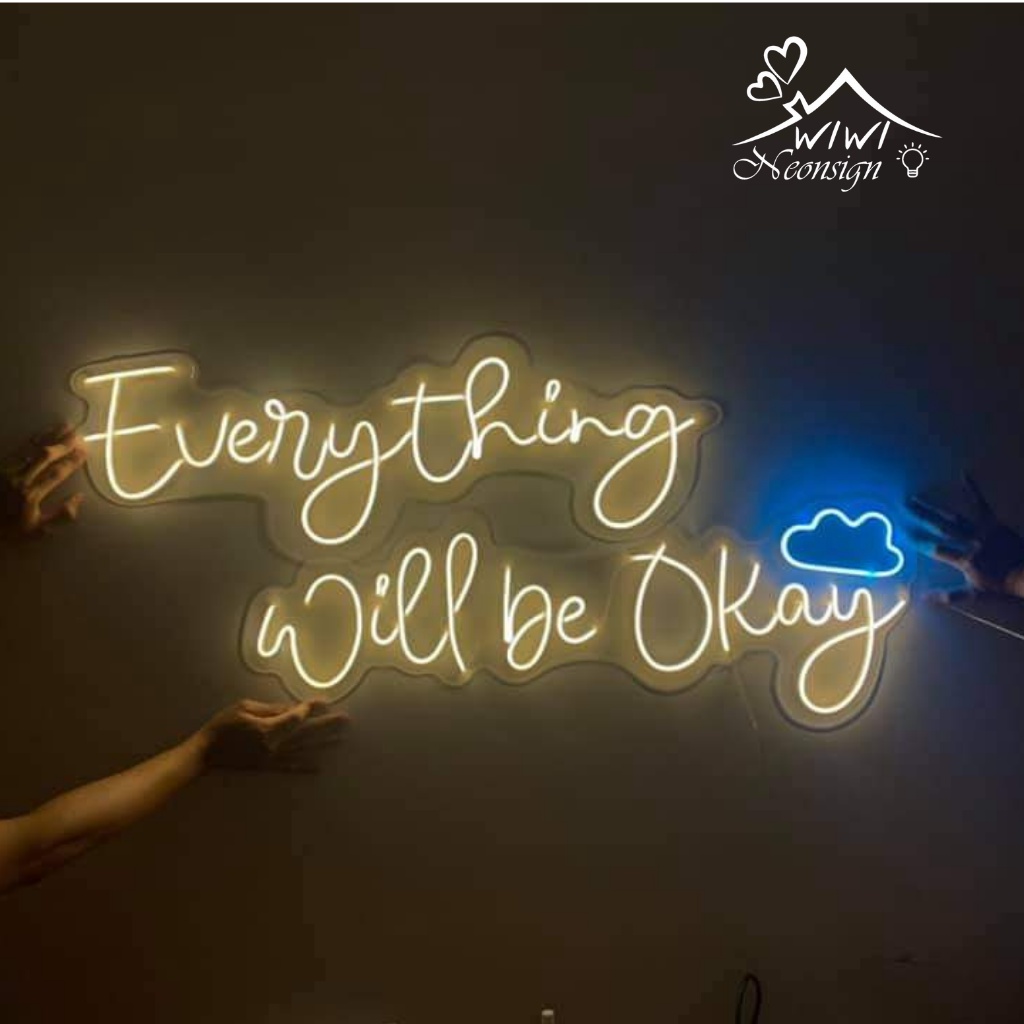 Đèn led neon chữ nhiều mẫu đa dạng decor treo tường trang trí nhà, shop cực chất